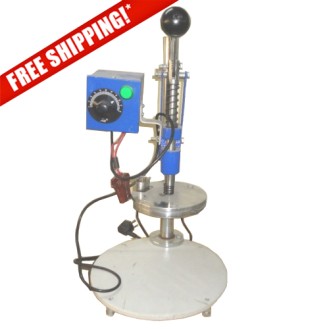 Semi Automatic Film Feeding Jar Sealing Machine.