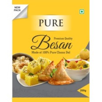 Besan Printed Pouch 200g (1 Kg)