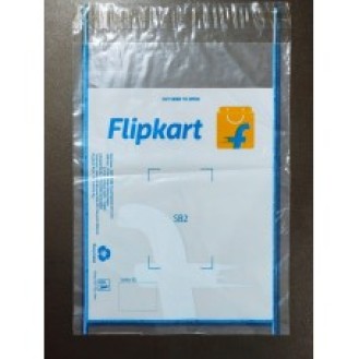 6.5" X 8" Flipkart Transparent Security Courier Bags (100 Pcs)