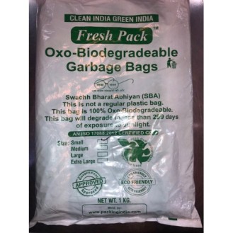 Fresh Pack Oxo-Biodegrdable Garbage Bags 16" X 22" (1 Kg)