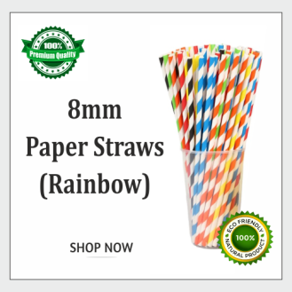 8MM Paper Straw (100 PCS)