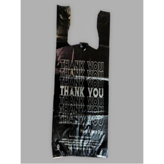 Printed Thank You Bottle Carrying Handle Bags in Black Color (1 KG) Product Code: CB-106