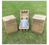 Coffee Mug Pulp Tray + Corrugated Boxs (1000pcs)