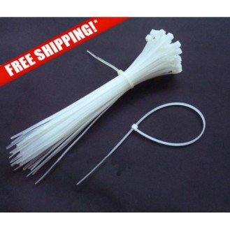 250 MM x 3.6 MM Natural Nylon Cable Tie (100 Pcs)