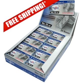 Kangaro No.10-1M Stapler Pins (1 Box-20000 Staples)