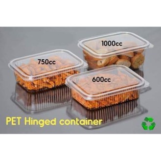 Hinge Container 750CC (750 Pcs) (Freight To-Pay)