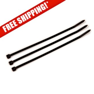 250 MM x 3.6 MM Black Nylon Cable Tie (100 Pcs)