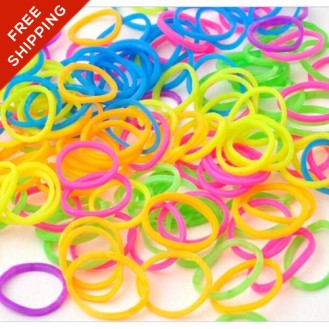 Fluorescent Rubber Band 2"