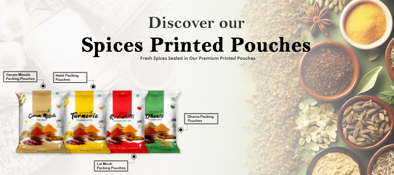 Printed Spices Pouches