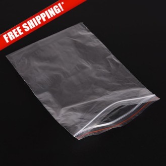 LDPE Zip Lock Bags 100 Pcs (8 x 10 Inch)